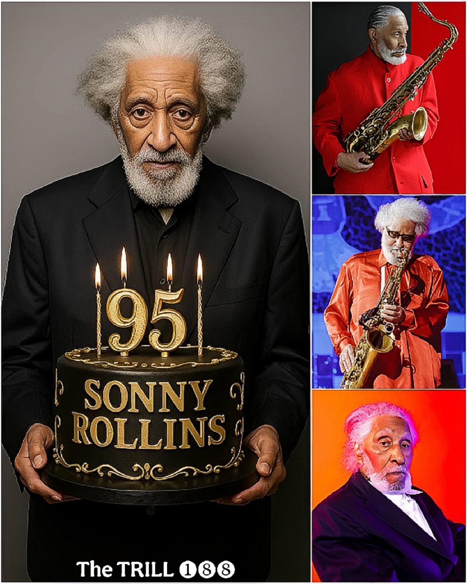Happy 95th Birthday Legendary, Sonny Rollins🎉❤️🎂🍰 Walter