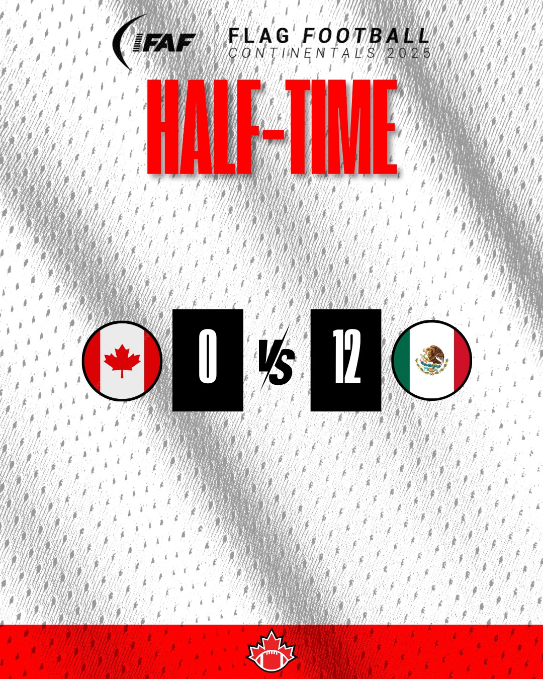 Football - At the half, Canada trails Mexico 12-0 in the Women's Gold ...