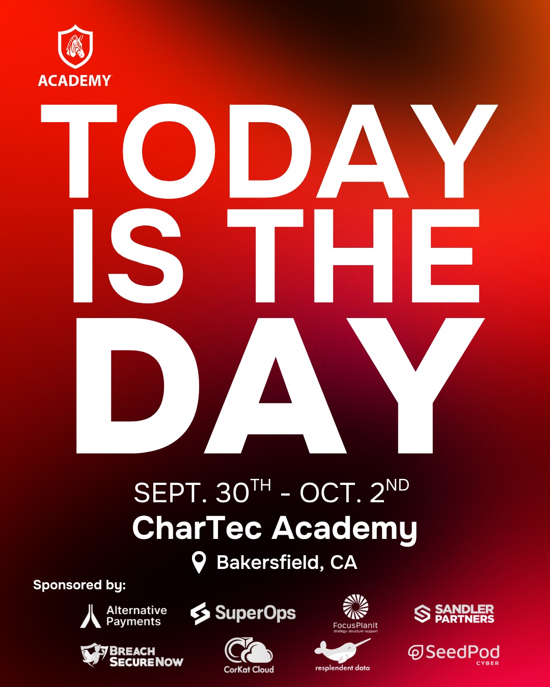 CharTec® - Today is the day! Day 1 of CharTec Academy is... | Facebook