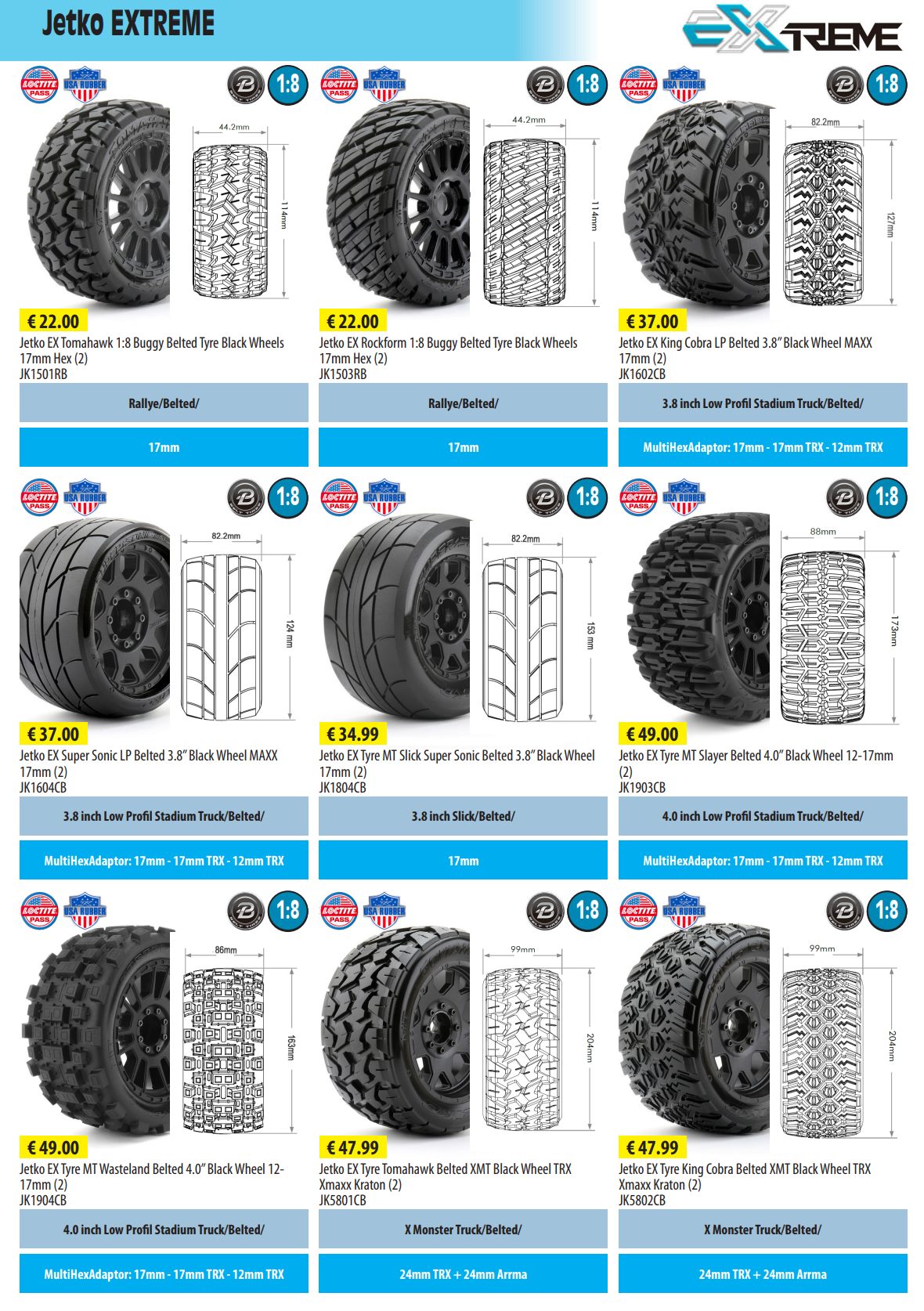 Kyosho Europe - 🔥 NEW PRICES FOR JETKO EXTREME TIRES! 🔥... | Facebook