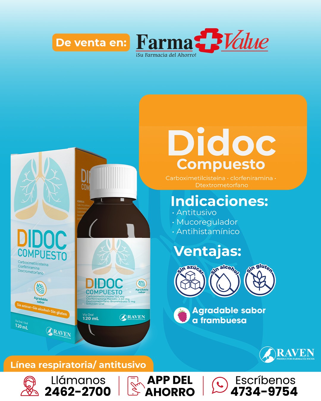FarmaValue - 🌬️💙 Di adiós a la tos y respira con tranquilidad. Con ...
