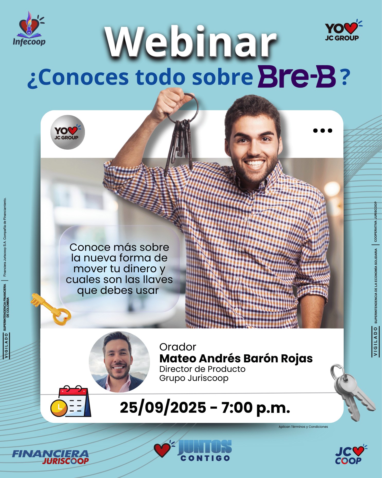 🔑 ¿Sabes qué es el Bre-B y... - Grupo Empresarial Juriscoop | Facebook