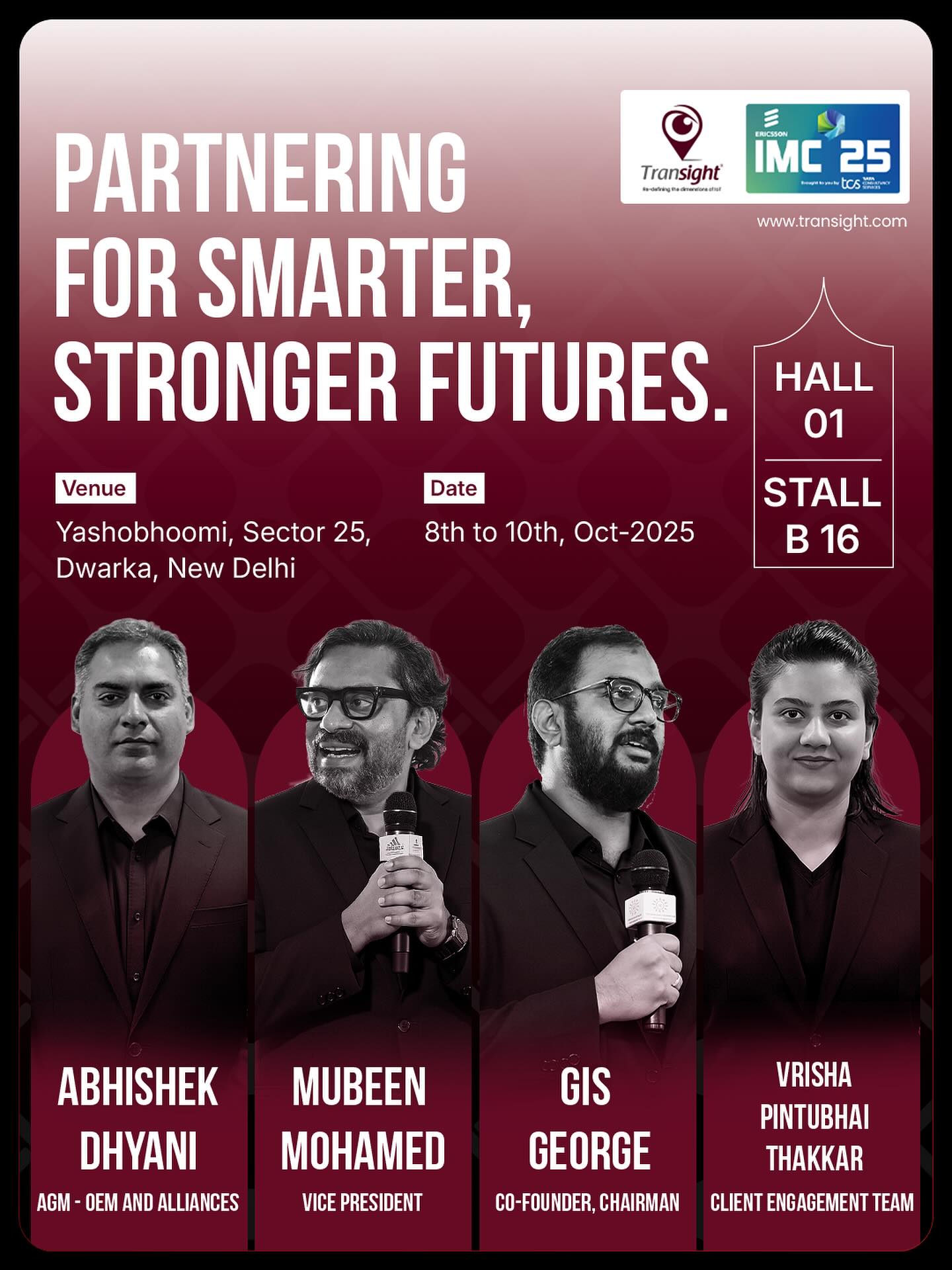 Transight - Meet Team Transight at IMC Expo 2025! Join us at Booth Hall ...