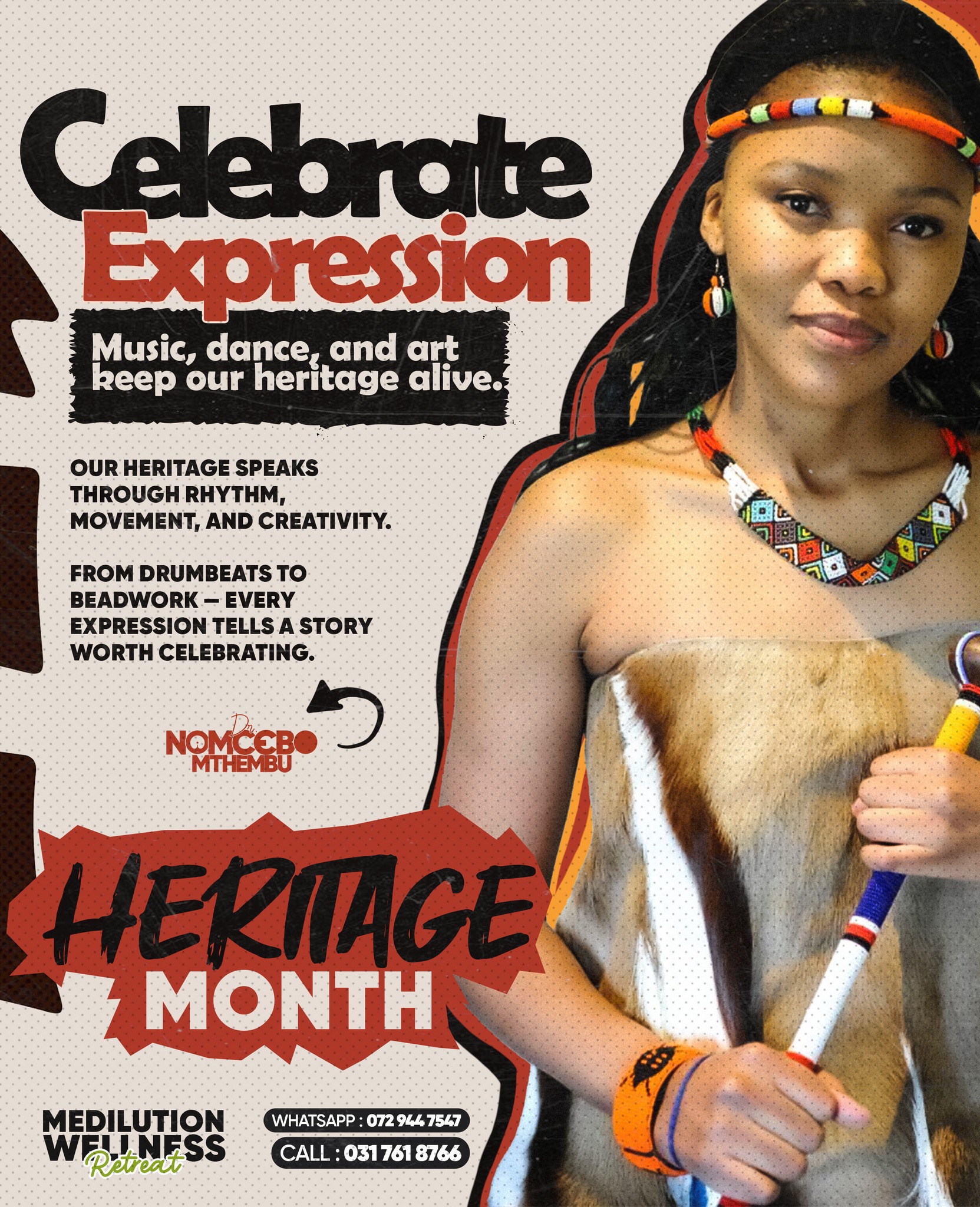 Getting ready for the #HeritageArtFestival at the AMA #HeritageMonth