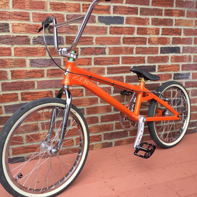 Yess BMX World Cup frame with Reach fork in super chrome