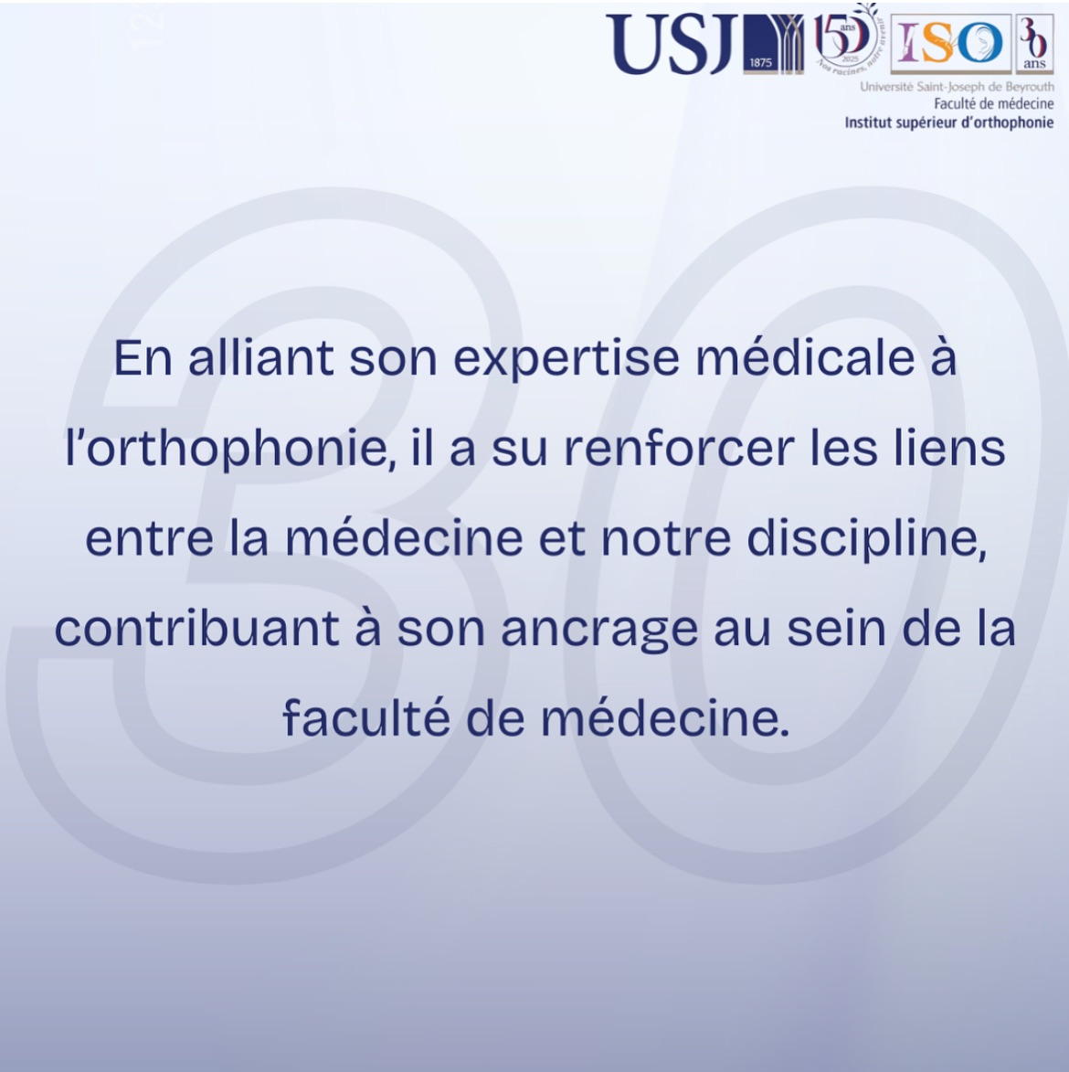Institut Supérieur d'Orthophonie - USJ | Beirut