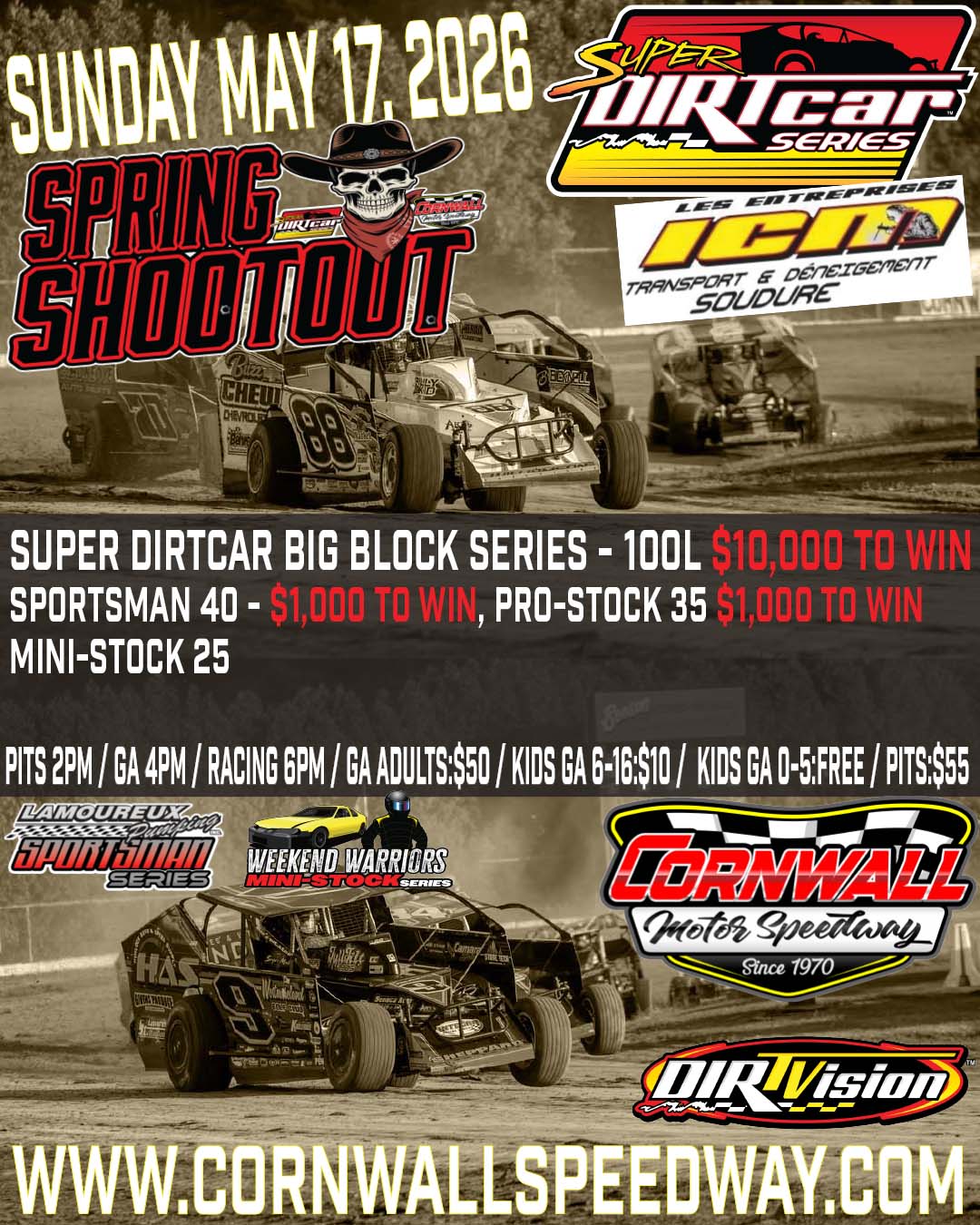Super DIRTcar Series - The driver's meeting for this evening's 