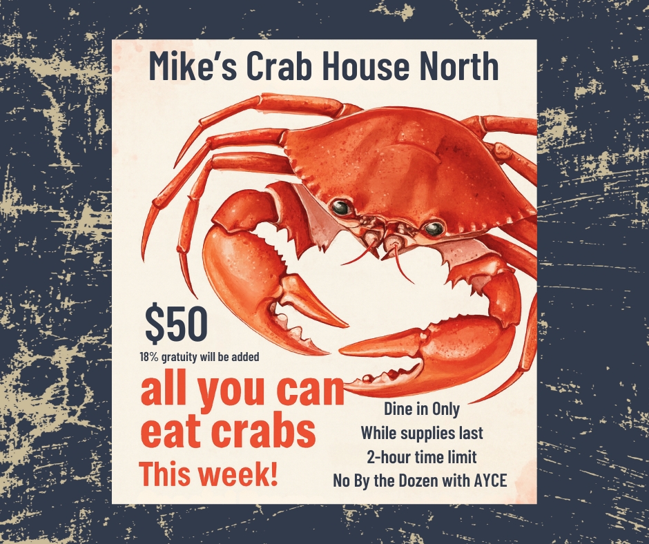 🦀 Pile ‘em high, crack ‘em fast —... - Mikes Crab House North | Facebook