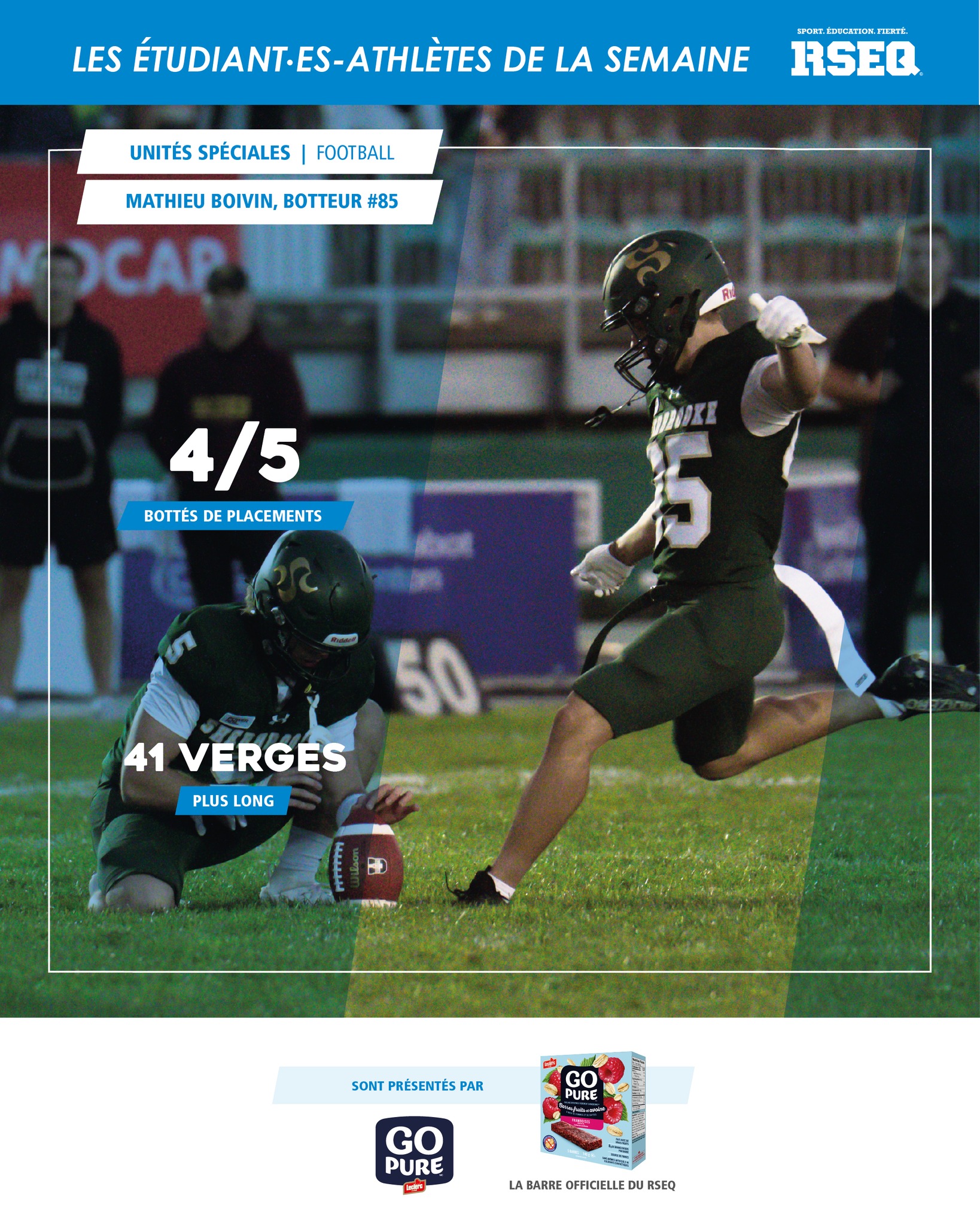 RSEQ - [FOOTBALL UNIVERSITAIRE 🏈] Voici les... | Facebook