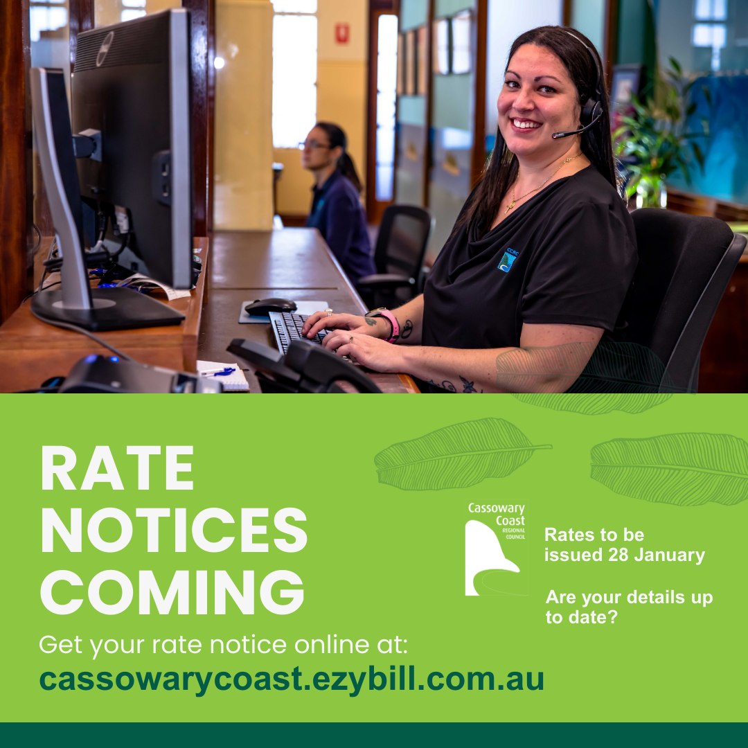 Cassowary - 📬 Have you updated your postal address? Rates notices are ...