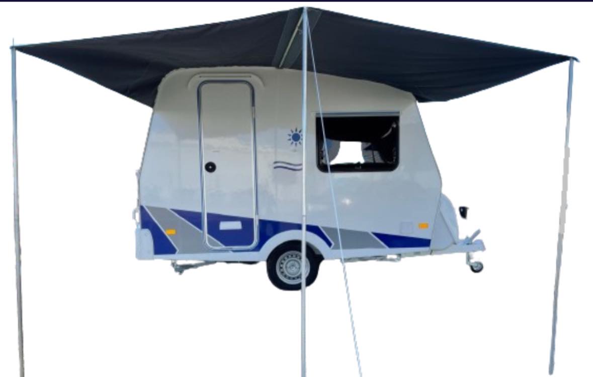 thule markise 5003 zubehör Omnistor Befestigungssatz Spannstange Auto & Motorrad Asia Kuppelzelt Wasserdicht Doppelwandig Geräumiges Farbe:Blue Goose Down