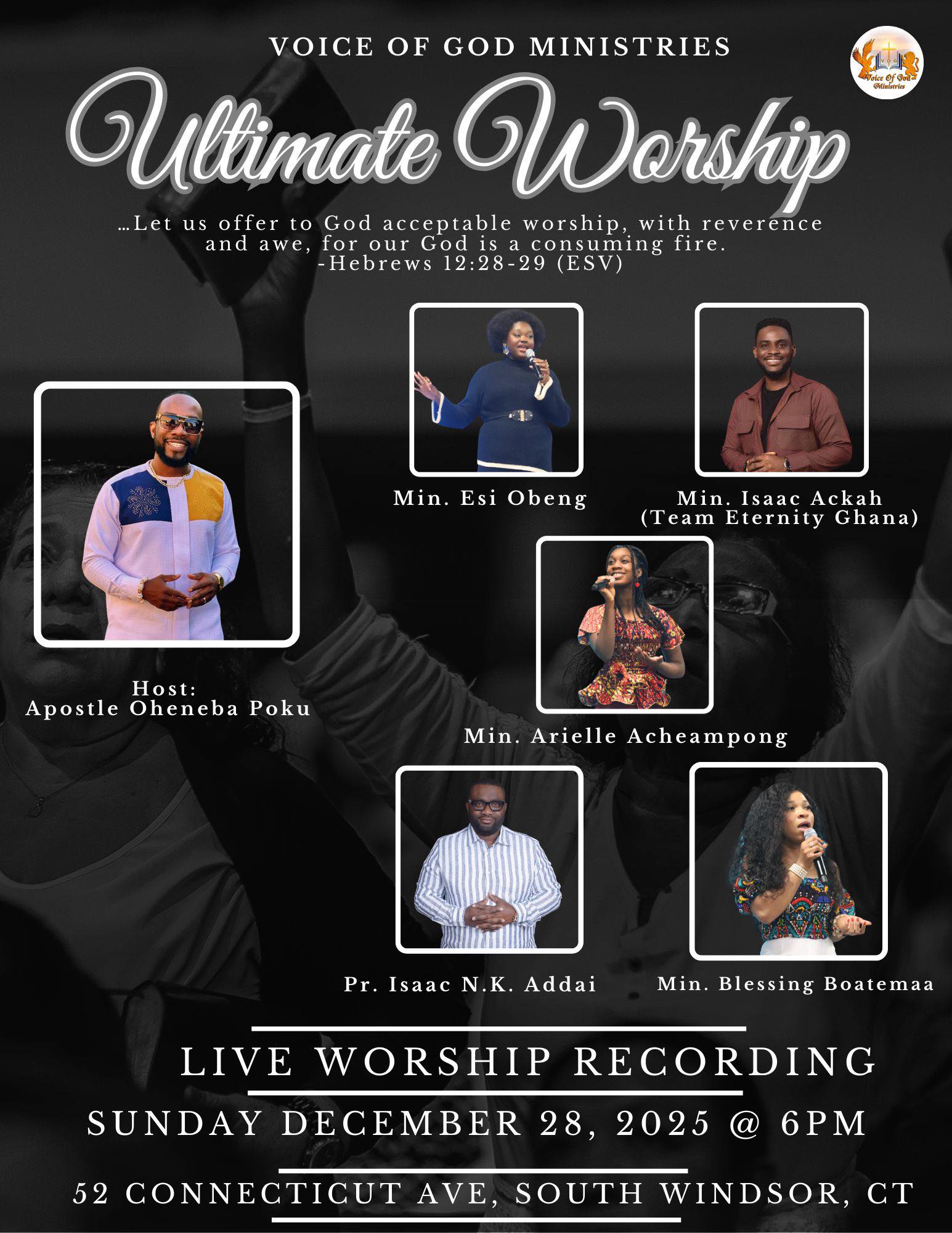 🎤 ULTIMATE WORSHIP – LIVE... - Voice of God Ministries-V.O.G | Facebook