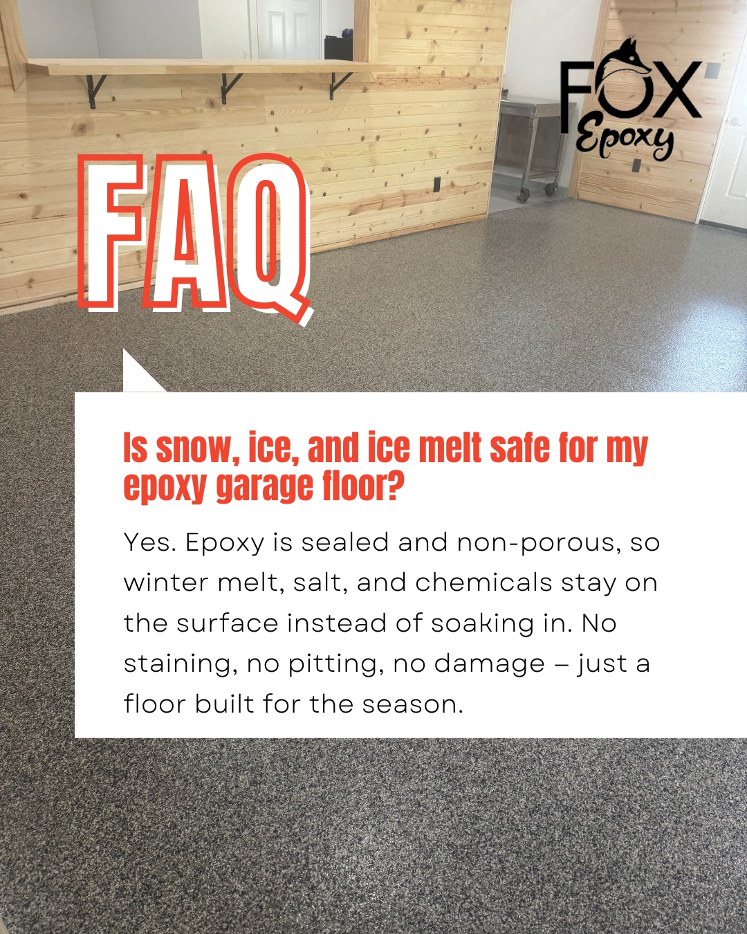 Fox - Yep — snow, ice, and ice melt are completely safe for epoxy ...