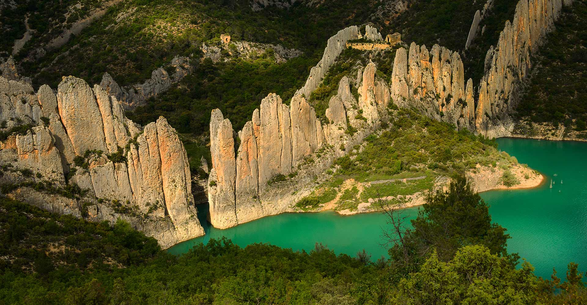 Hiking Trails in Spain | **Muralla de Finestres**, also known as the ...