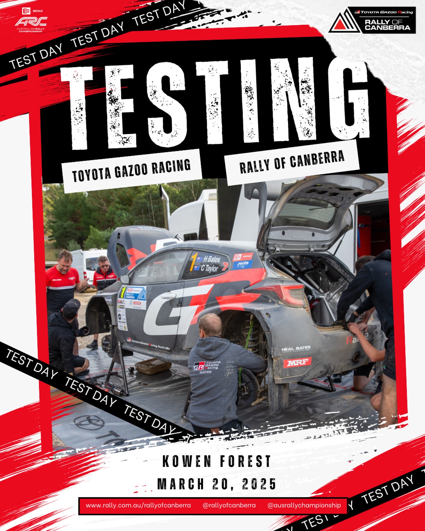It’s Testing Day here in Canberra for... - Rally of Canberra | Facebook