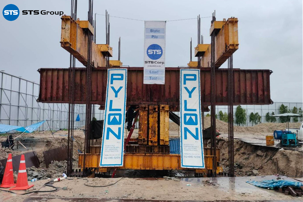 STS GROUP - งานทดสอบ Static Pile Load Test โครงการ SKY... | Facebook