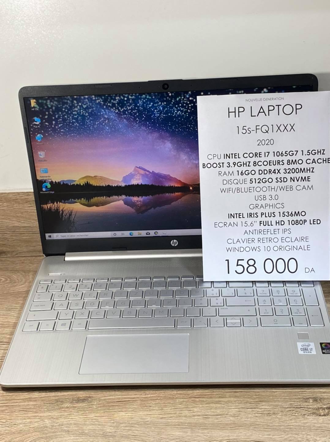 HP LAPTOP 15s-FQ1XXX 2020 CPU INTEL CORE I7 1065G7 1.5GHZ BOOST