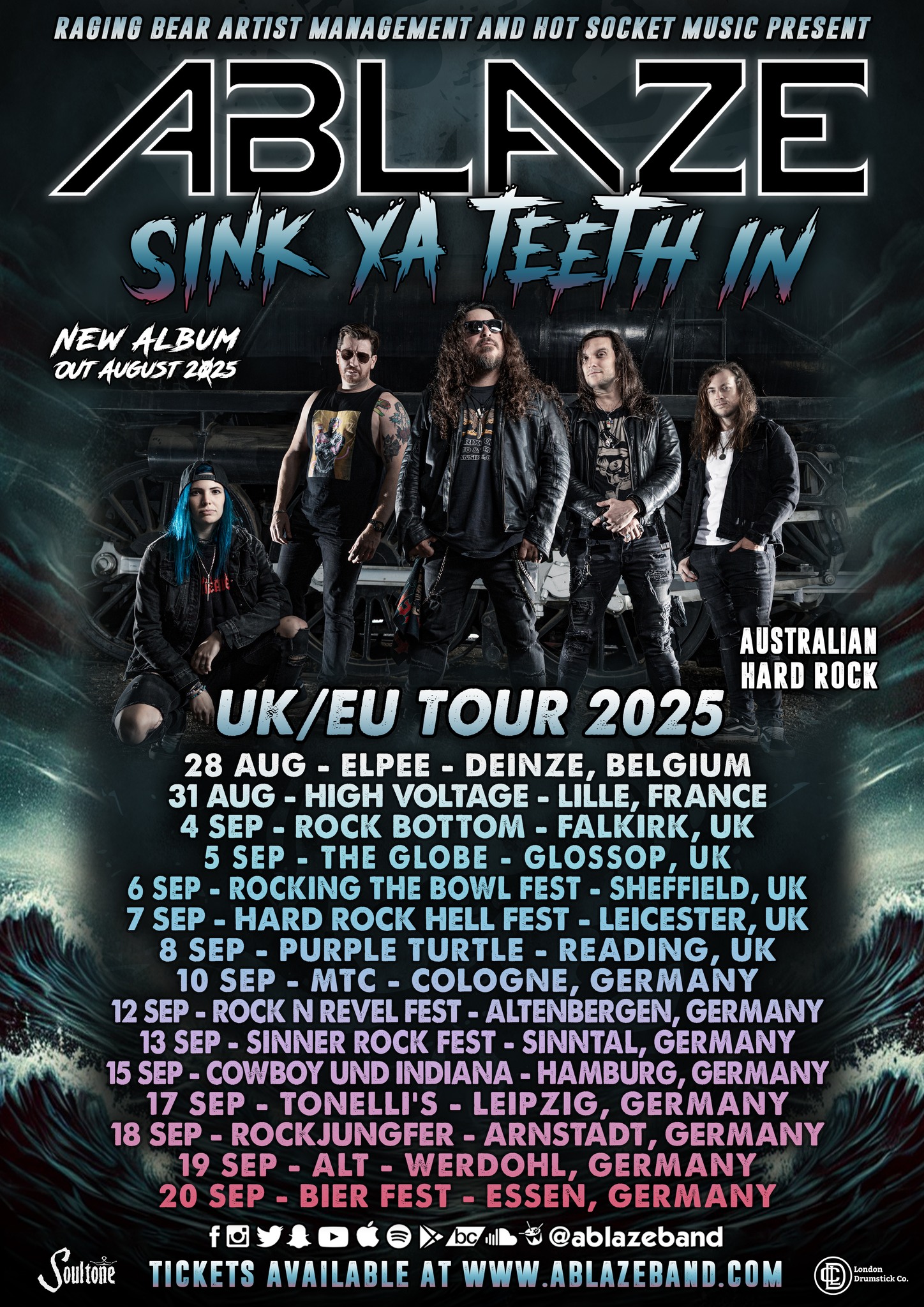 Proud to announce the tour dates for Europe‼️ Tag your city in