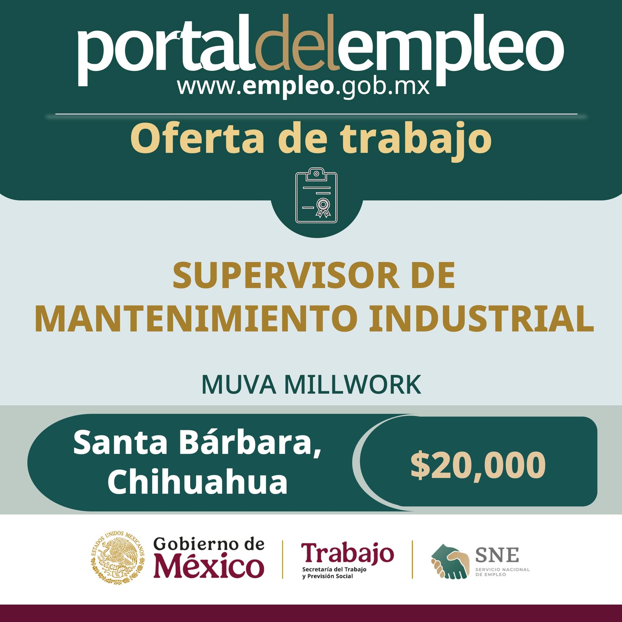 Servicio - 💼 #Empléate como supervisor de mantenimiento industrail en ...