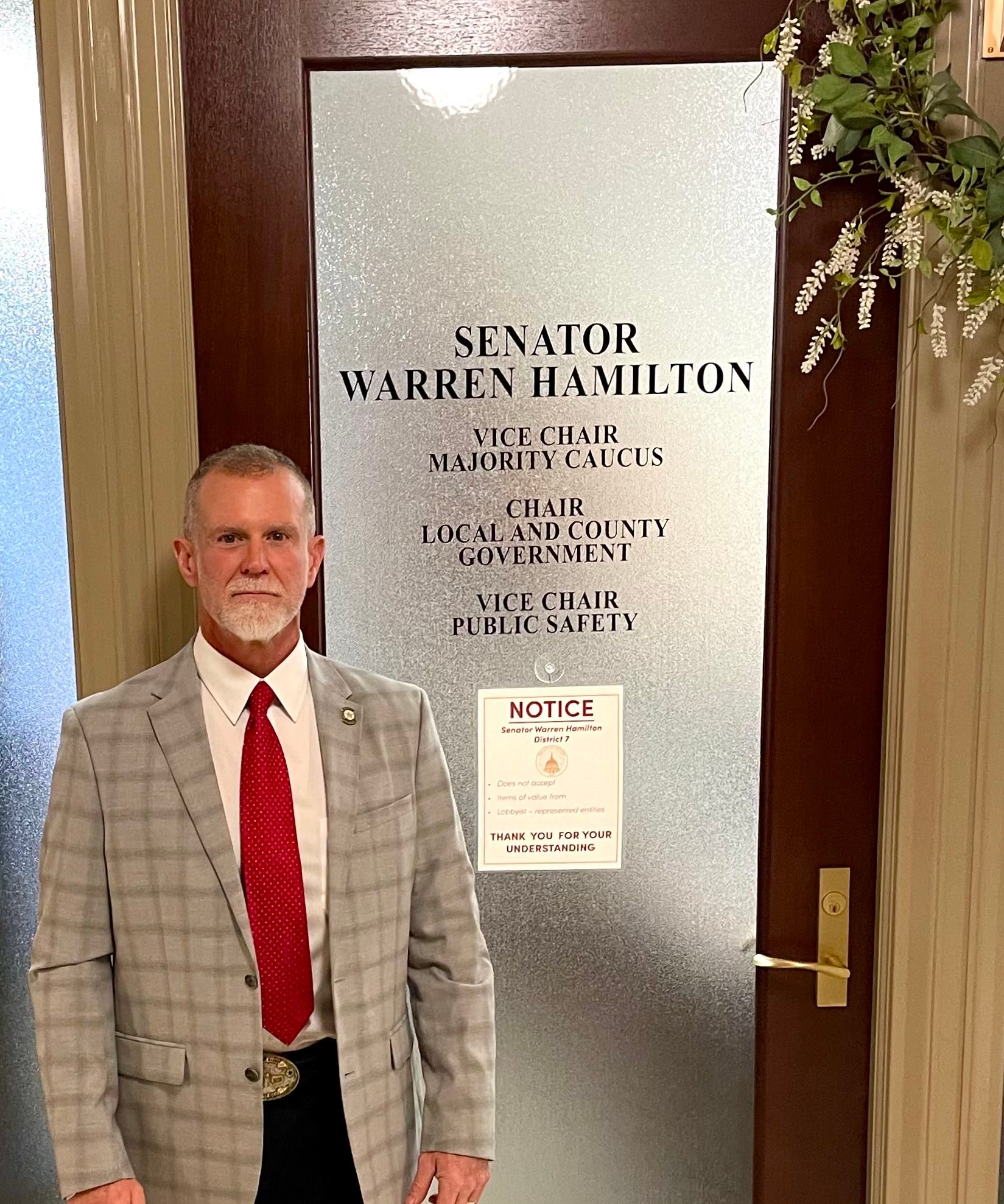 Oklahoma State Senator Warren Hamilton
