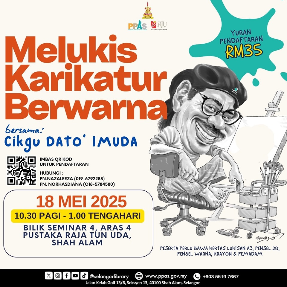 ImudaArt - Jom belajar melukis karikatur berwarna pada hari ahad ini 18 ...