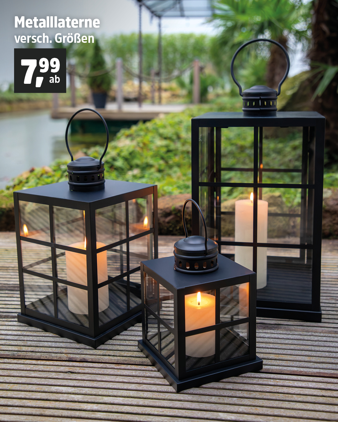 Abendstimmung inklusive 🌙🕯️ Unsere Laternen für draußen machen jeden Moment im Garten, auf Terrasse oder Balkon gemütlich. Jetzt in unseren Märkten entdecken. #thomasphilipps #thomasphilippsdeutschlan