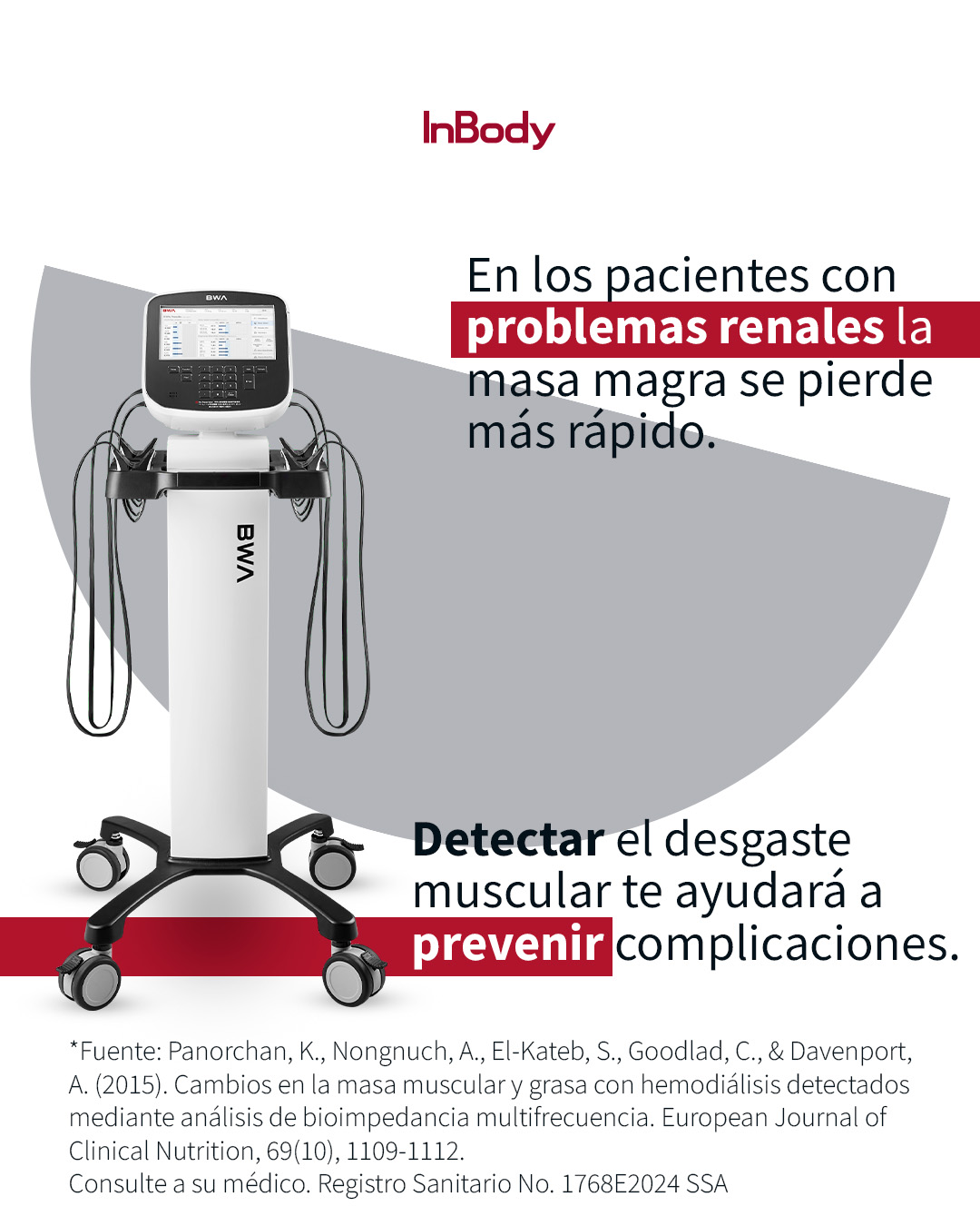 InBody MX - El pedestal de InBody 120 es desmontable, por lo que podrás ...