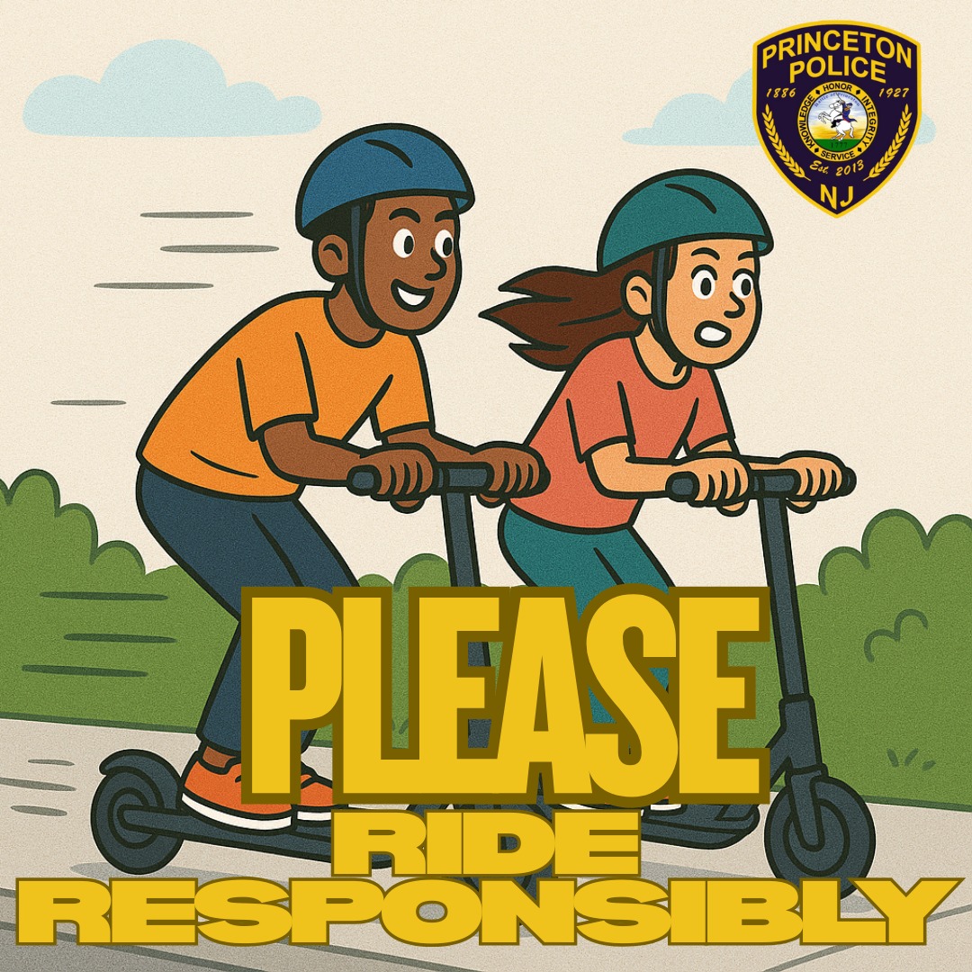 Princeton - 🚲 E-Bikes & E-Scooters: Please Ride Responsibly ⚠️ The ...