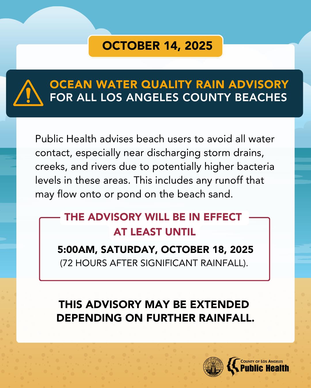 An Ocean... - Los Angeles County Department of Public Health | Facebook