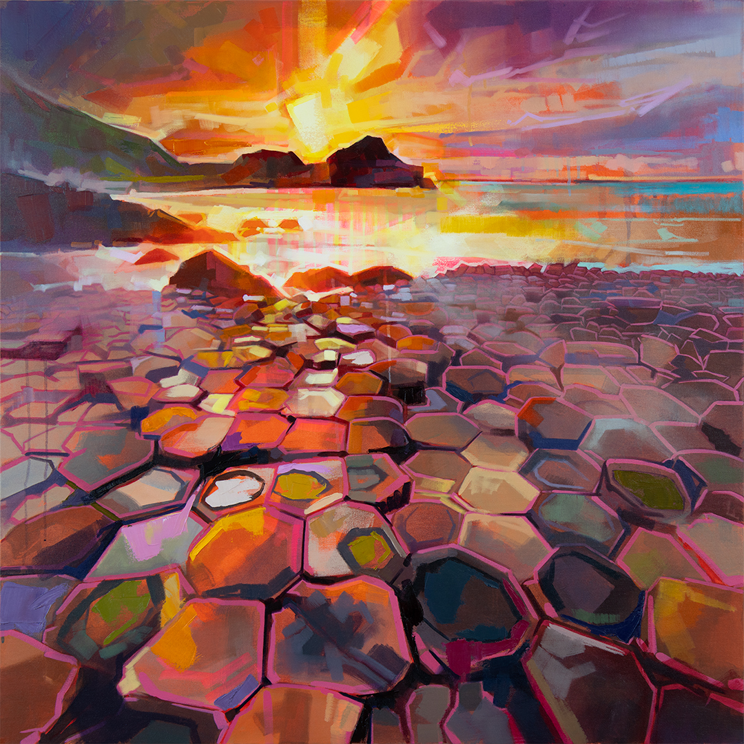 The Causeway This painting started as a sketch from 2000 that
