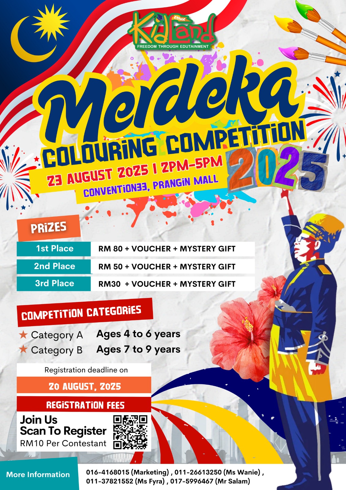 Kidland - 🎨 Merdeka Colouring Competition 2025 🇲🇾 We are pleased to ...