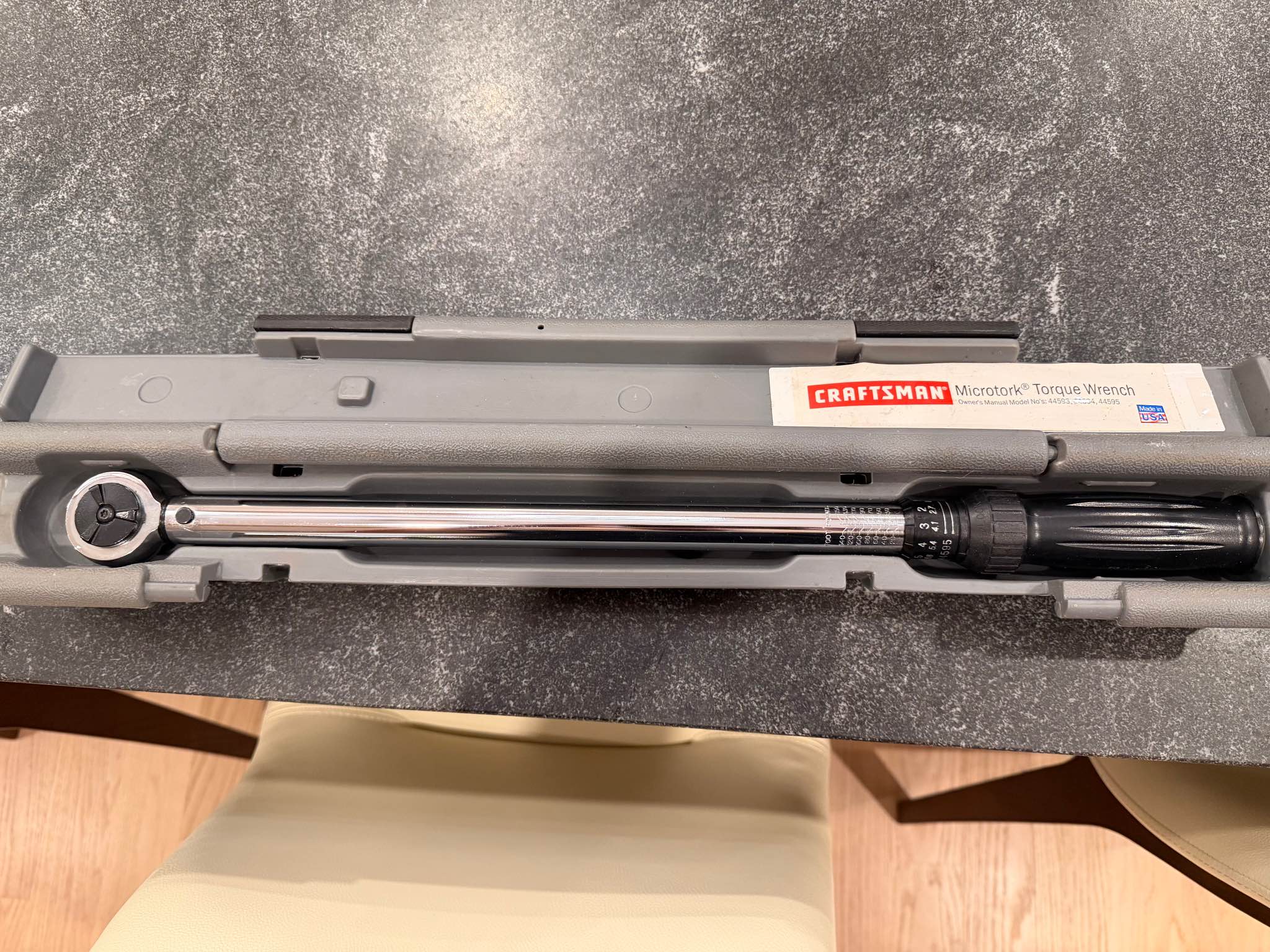 Craftsman Microtork torque wrench (1/2” drive) and digital level (2 ft ...