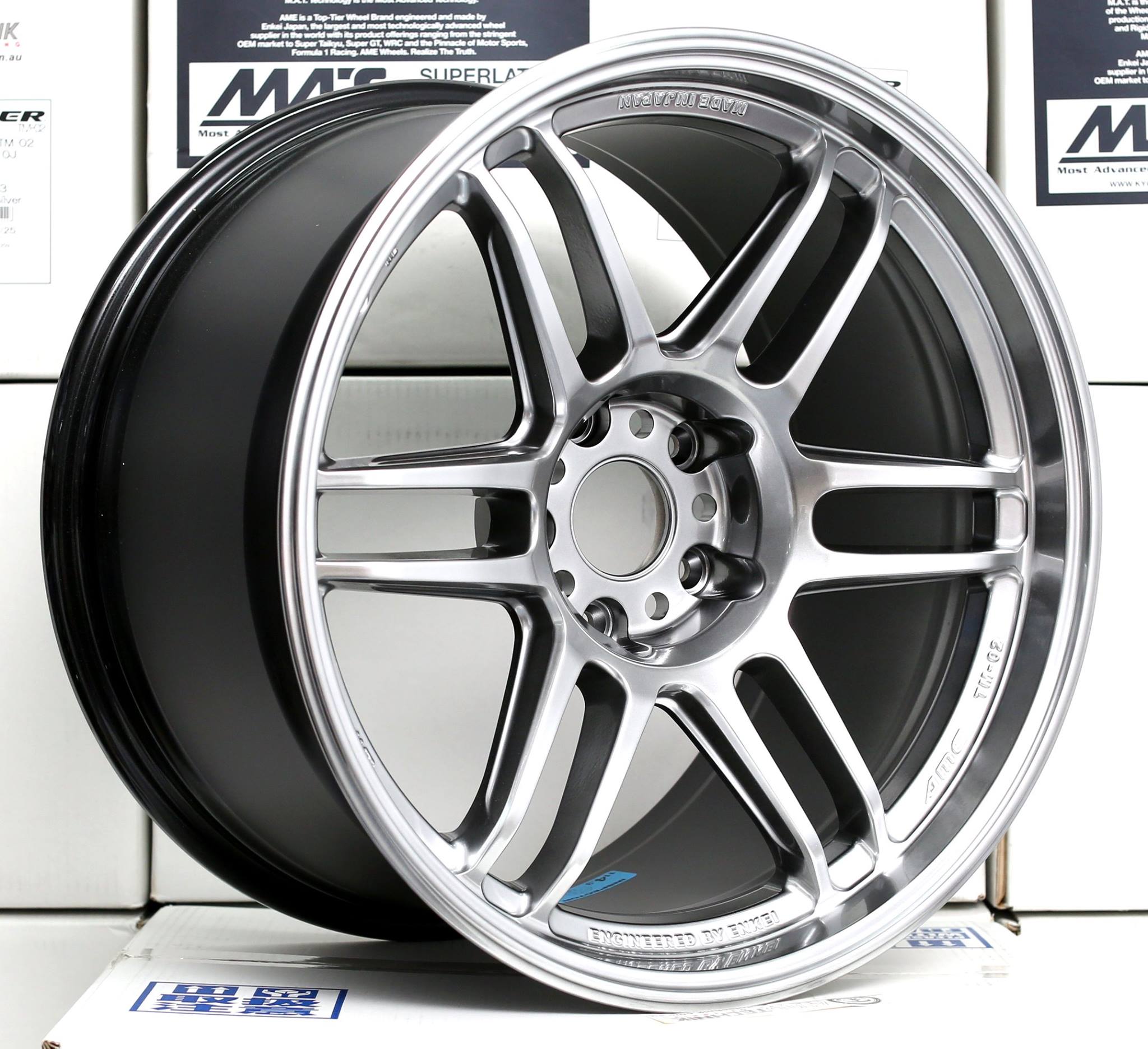 $650 per set + shipping AME TRACER GT-V 18x9.5J+38 5x114.3 Bend 