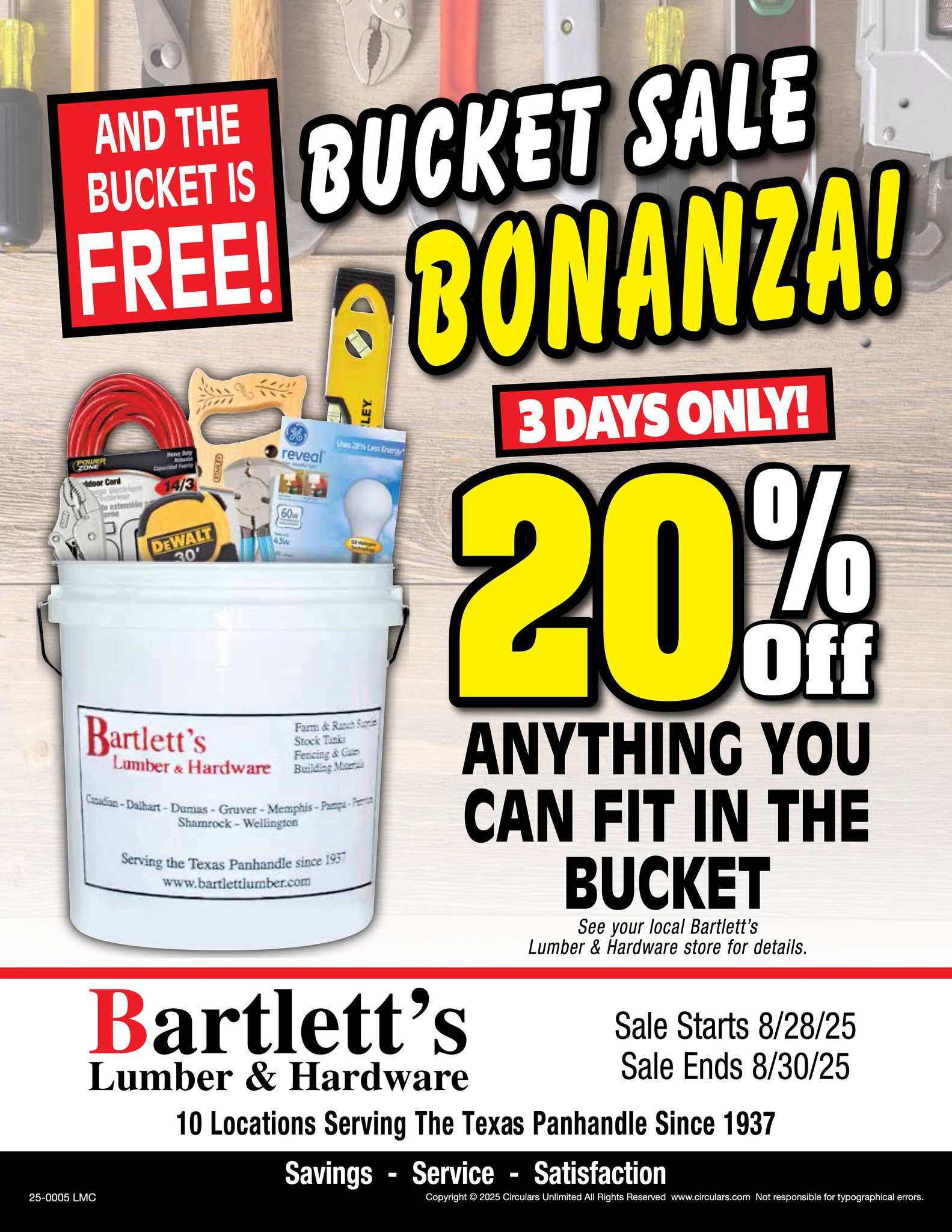 Memphis - This week is our annual 20% off Bucket Sale but this is our ...