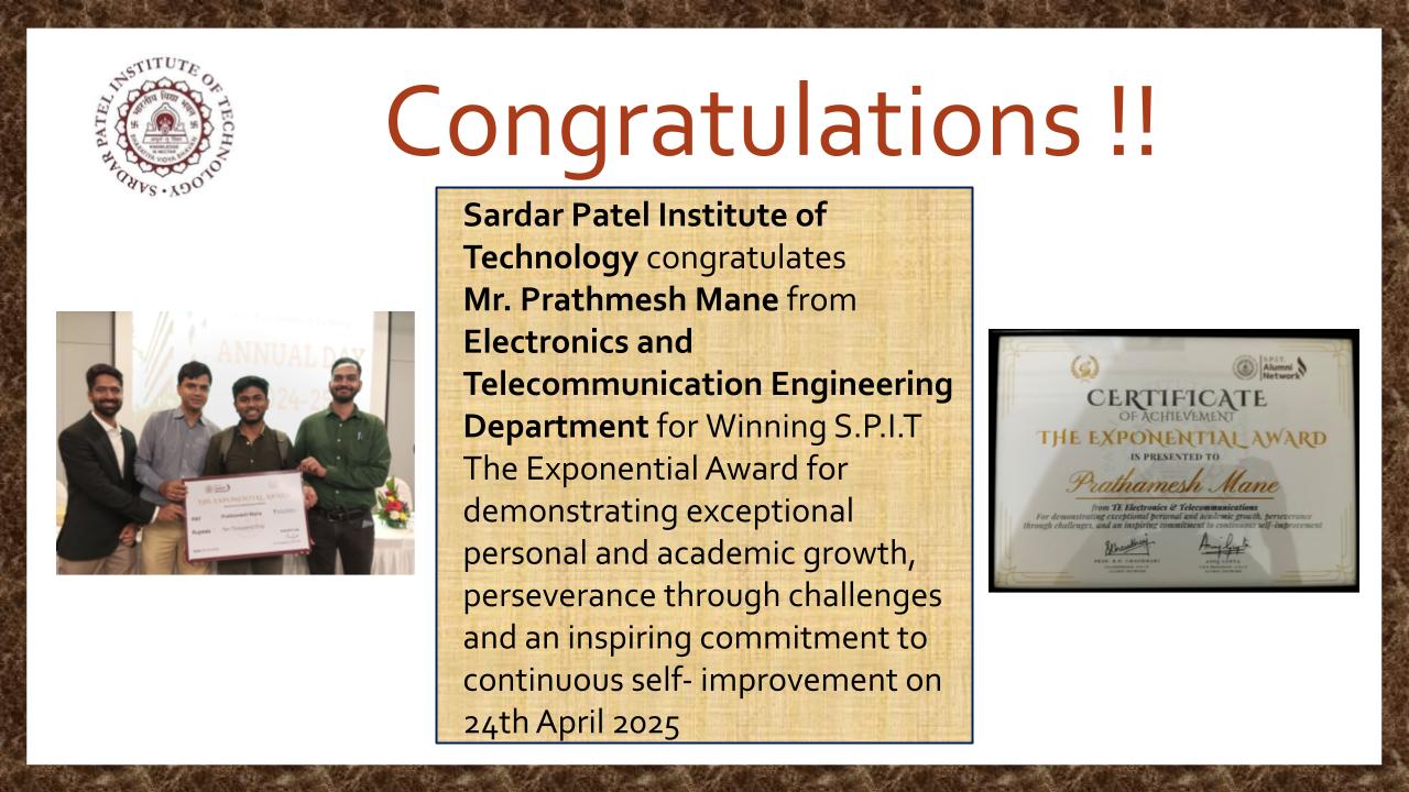Sardar Patel Insititute Of Technology | Mumbai
