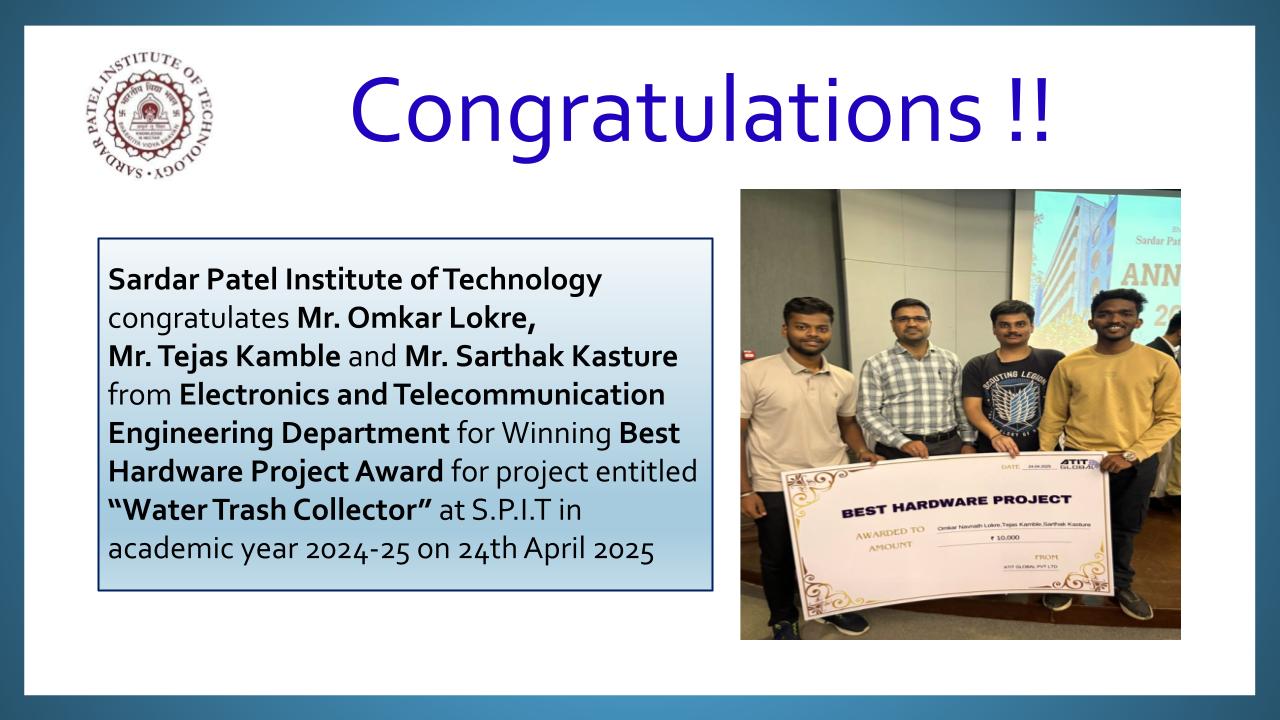 Sardar Patel Insititute Of Technology | Mumbai