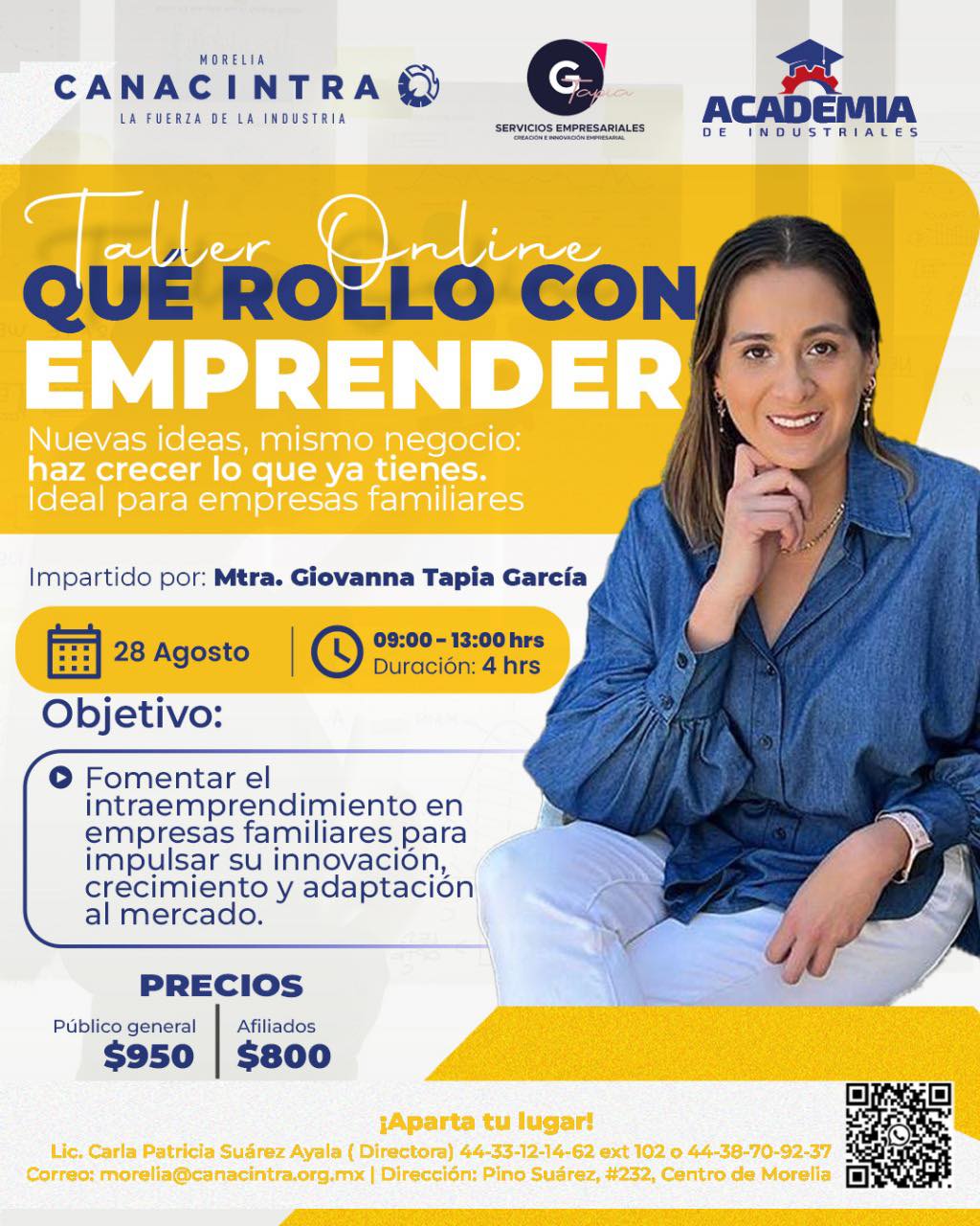 CANACINTRA - ¿Quieres emprender un negocio o hacer crecer una empresa ...