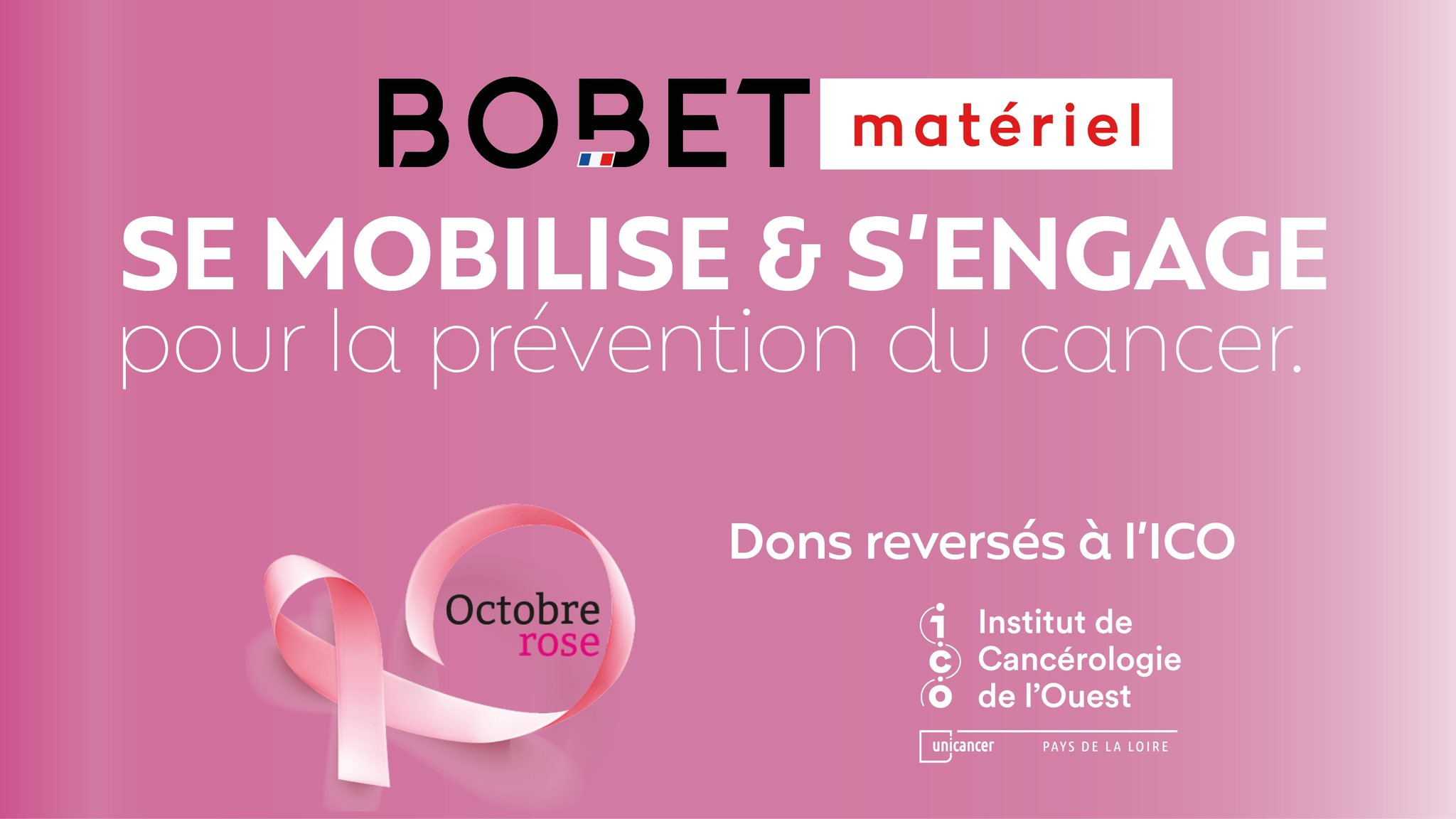 Bobet Matériel - [OCTOBRE ROSE : J-9 ] 🎗 Chez BOBET... | Facebook