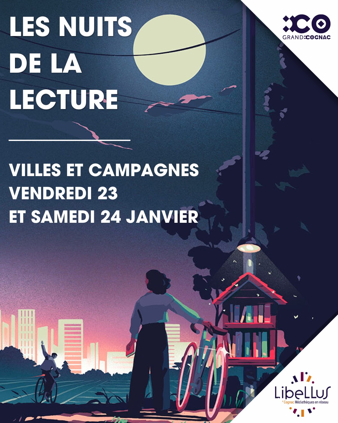 Médiathèque - 📚 NUITS DE LA LECTURE 2026 – VILLES & CAMPAGNES 📅 23 & 24 ...