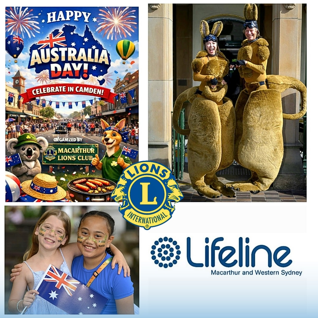 Lifeline - Australia Day Monday Jan 26 Camden festivities 💛💚🇦🇺 You'll ...