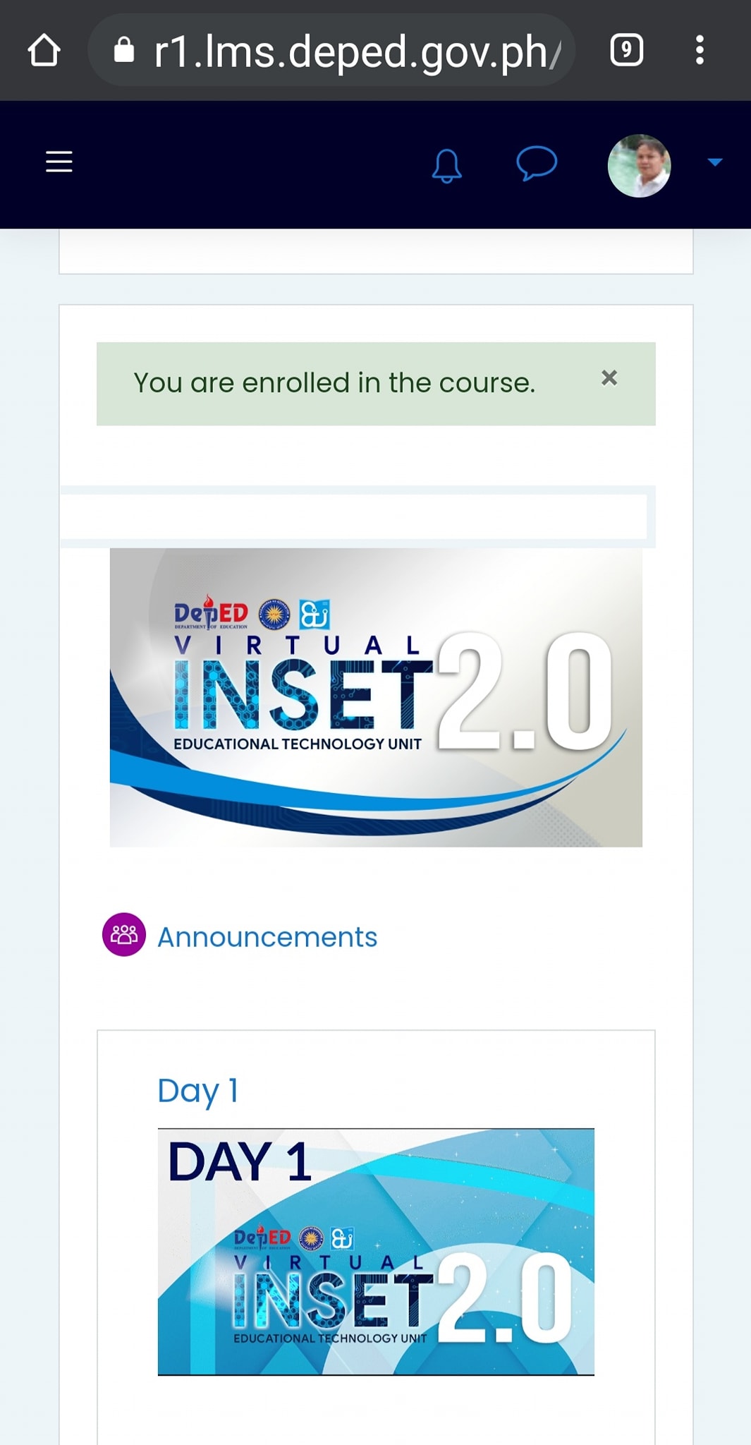 Nakaenrol ka na ba sa Virtual INSET... - Deped Tambayan PH | Facebook