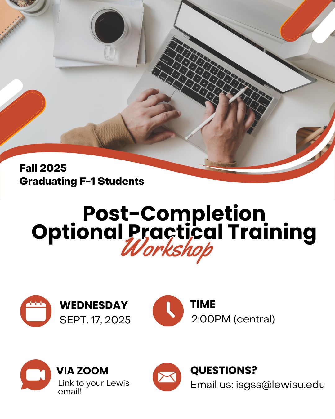 Lewis - Fall 2025 grads - it’s almost OPT time! The application window ...