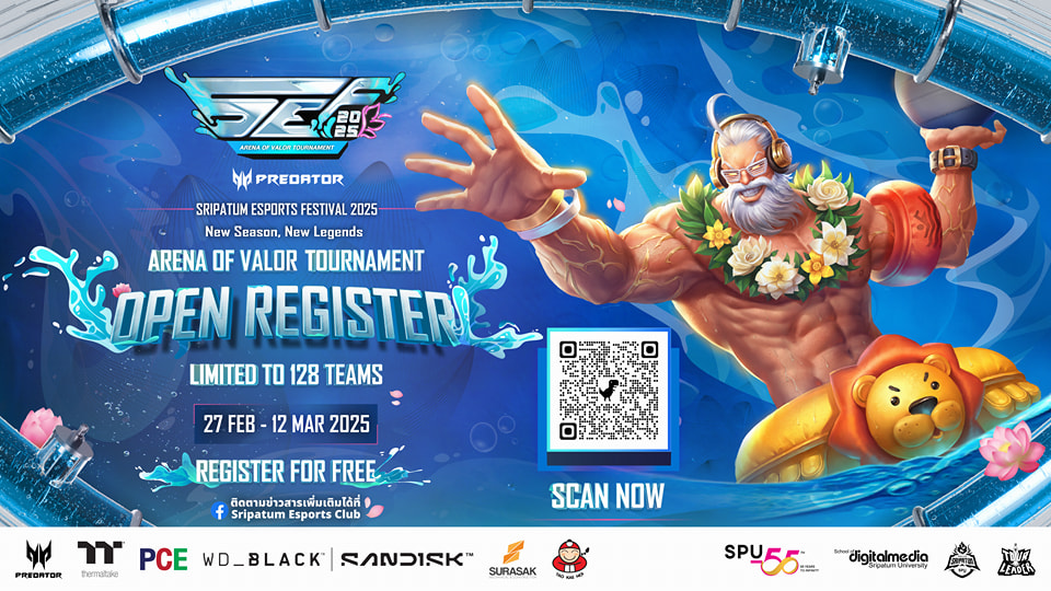 Sripatum - 🎮 การแข่งขัน RoV “Sripatum Esports Festival 2025” เปิดรับ ...