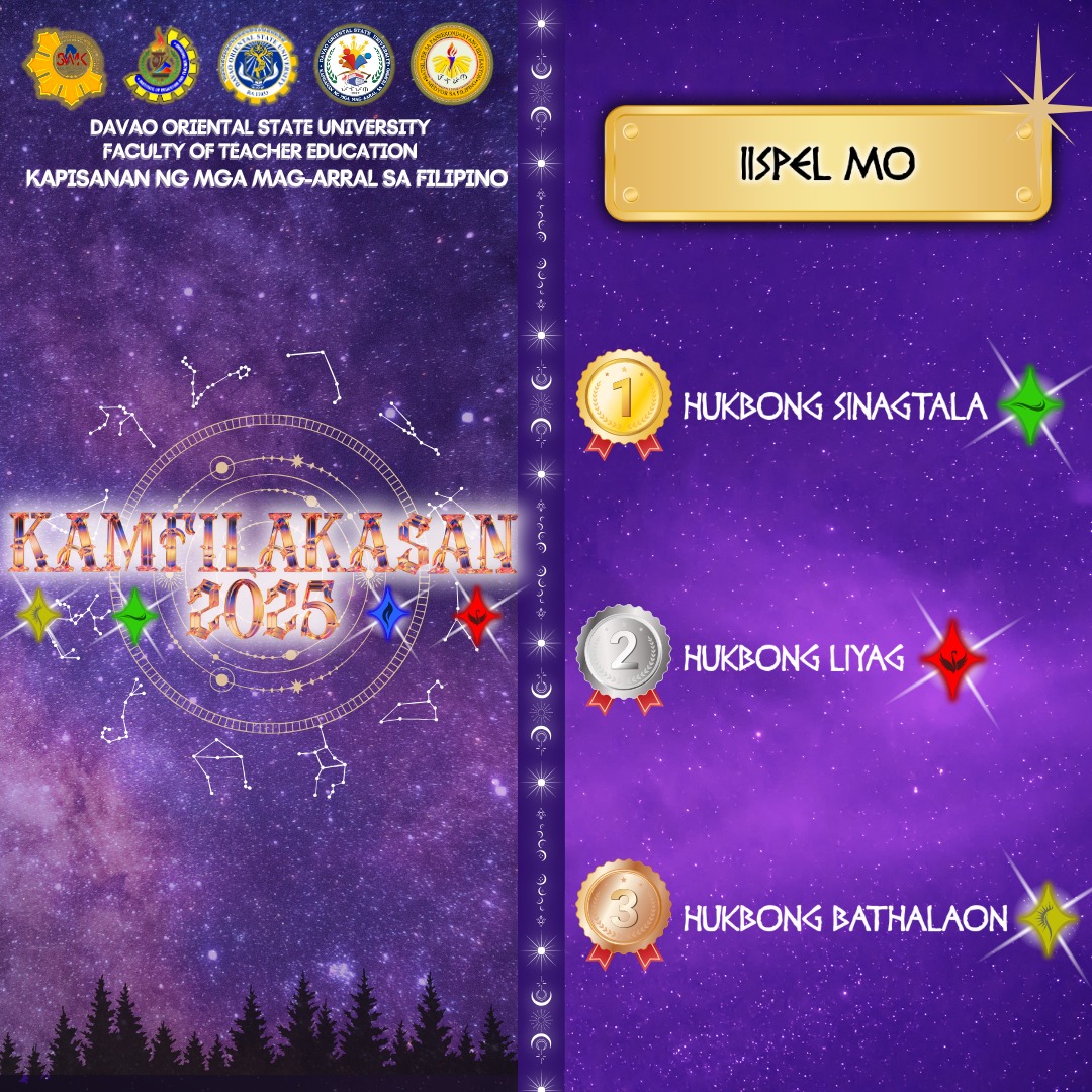 Kapisanan ng mga Mag-aaral sa Filipino - DOrSU | Mati