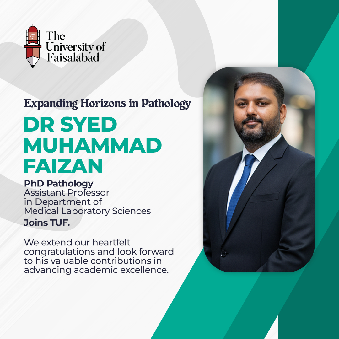 The University - We are delighted to welcome Dr. Syed Muhammad Faizan ...