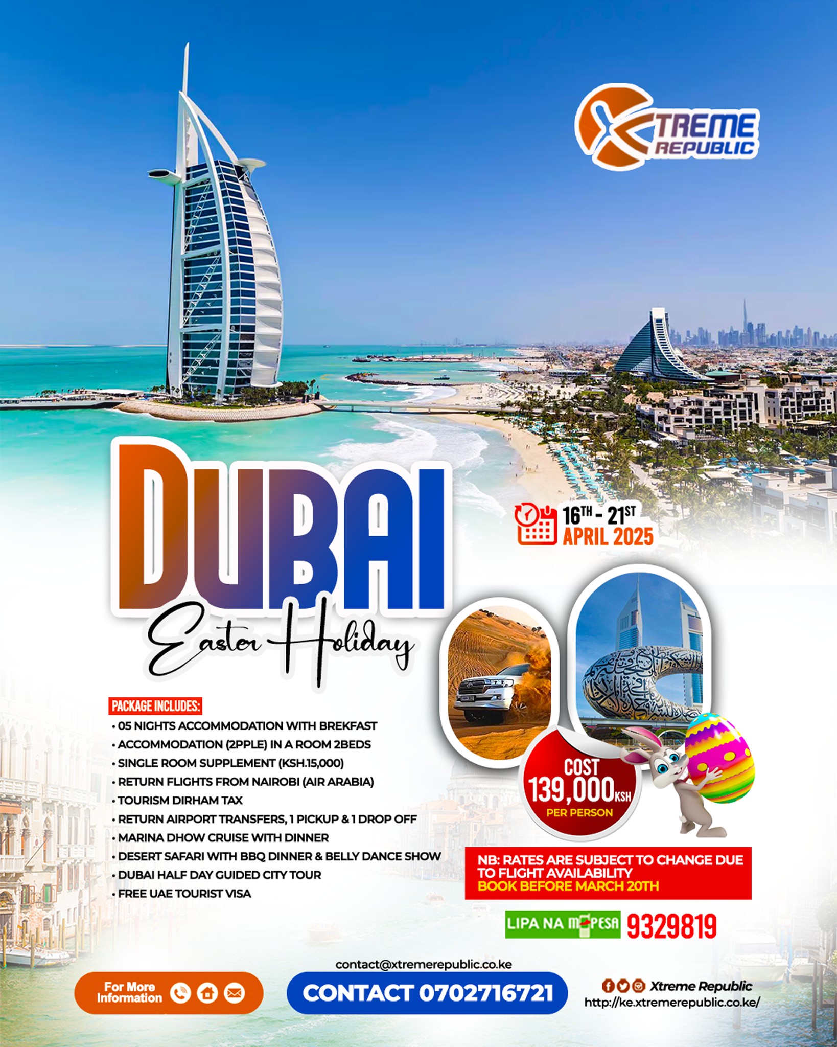 Xtreme Republic - 💥 ️ Dubai Easter Holiday Group Joining... | Facebook