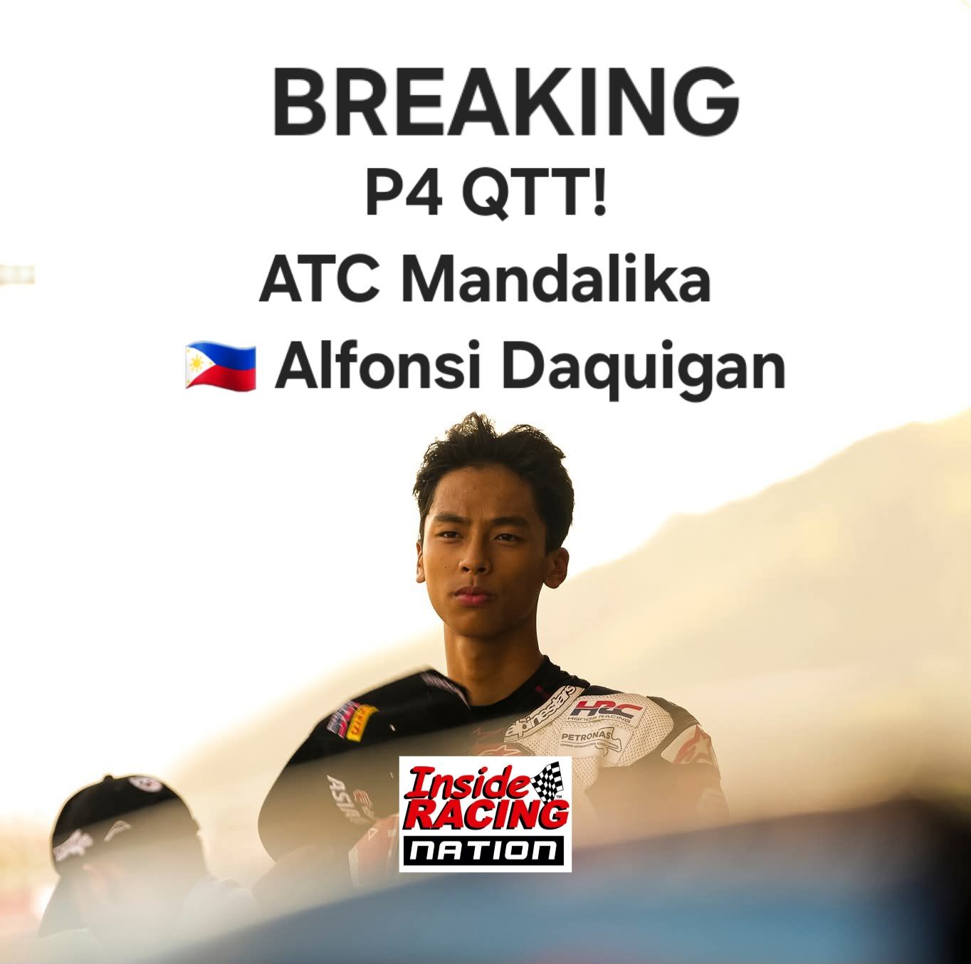 🇵🇭 Alfonsi Daquigan 🔥P4 in... - InsideRACING Magazine | Facebook