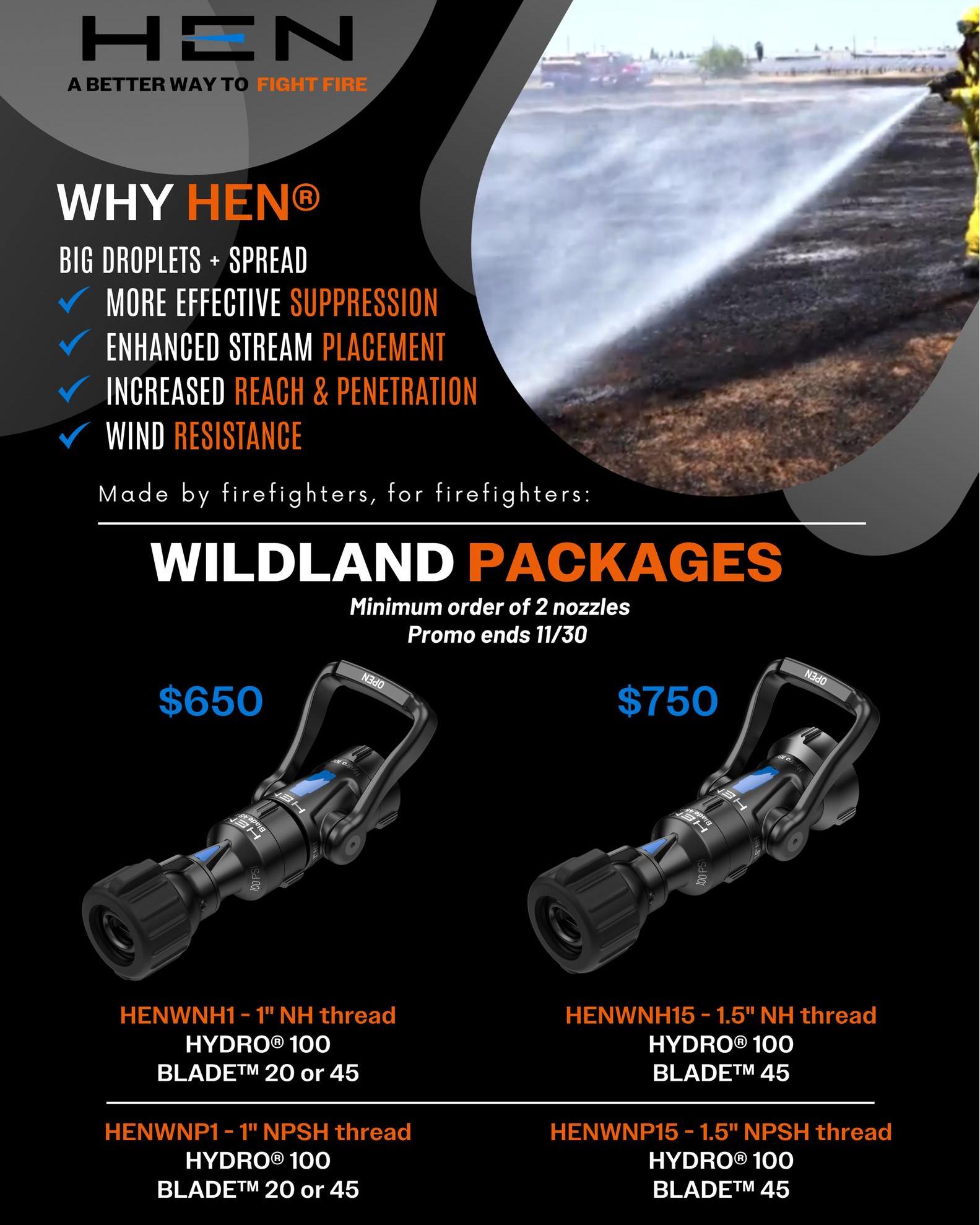 HEN - 🔥 The HEN Wildland Nozzle Promotion is BACK! 🔥 Back by popular ...