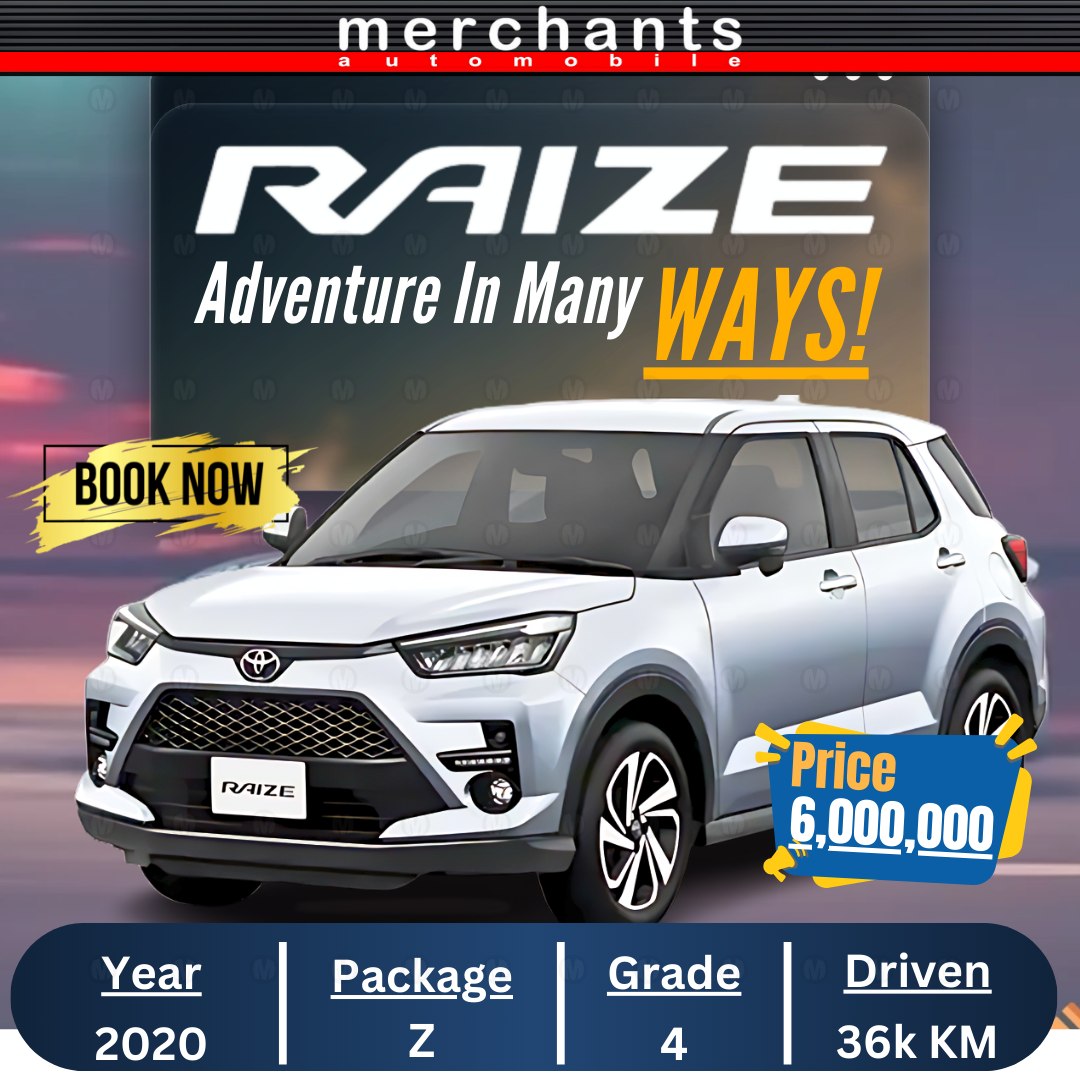 🚗 Toyota Raize – Styled to Amaze!... - Merchants Automobile | Facebook