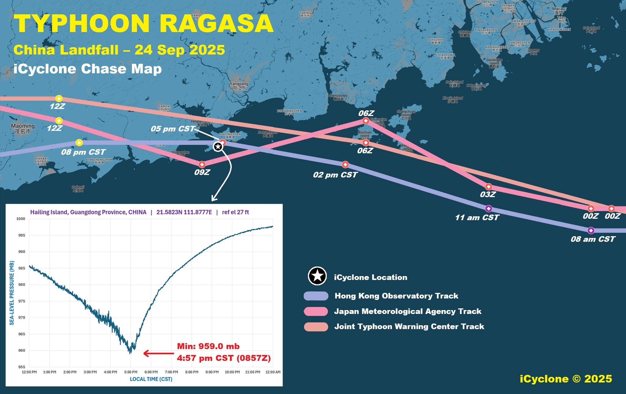 Josh - Check it out—my data from Typhoon RAGASA's landfall in China. I ...
